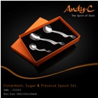 Andy C Emerge Range Condiment & Sugar & Preserve spoon set